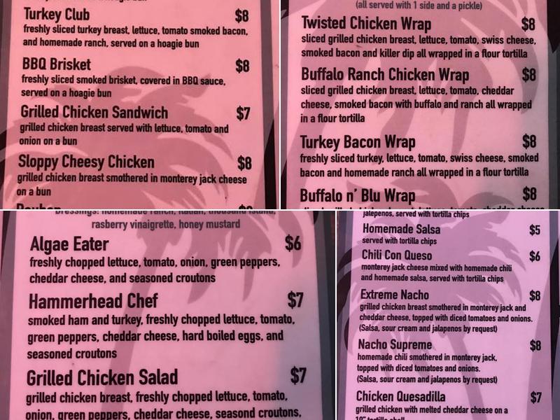 Blanco’s Menu