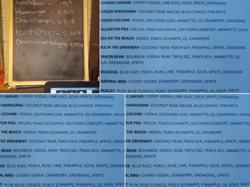 The Deuce Menu