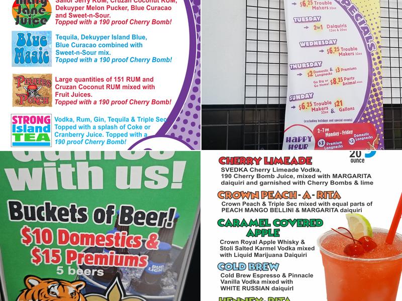 Daiquiris & Company Menu