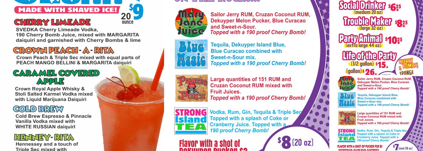 Daiquiris & Company Menu