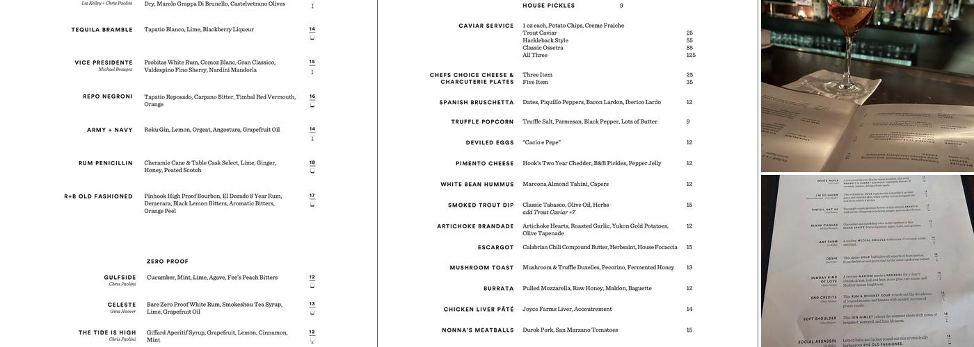 Cure Menu