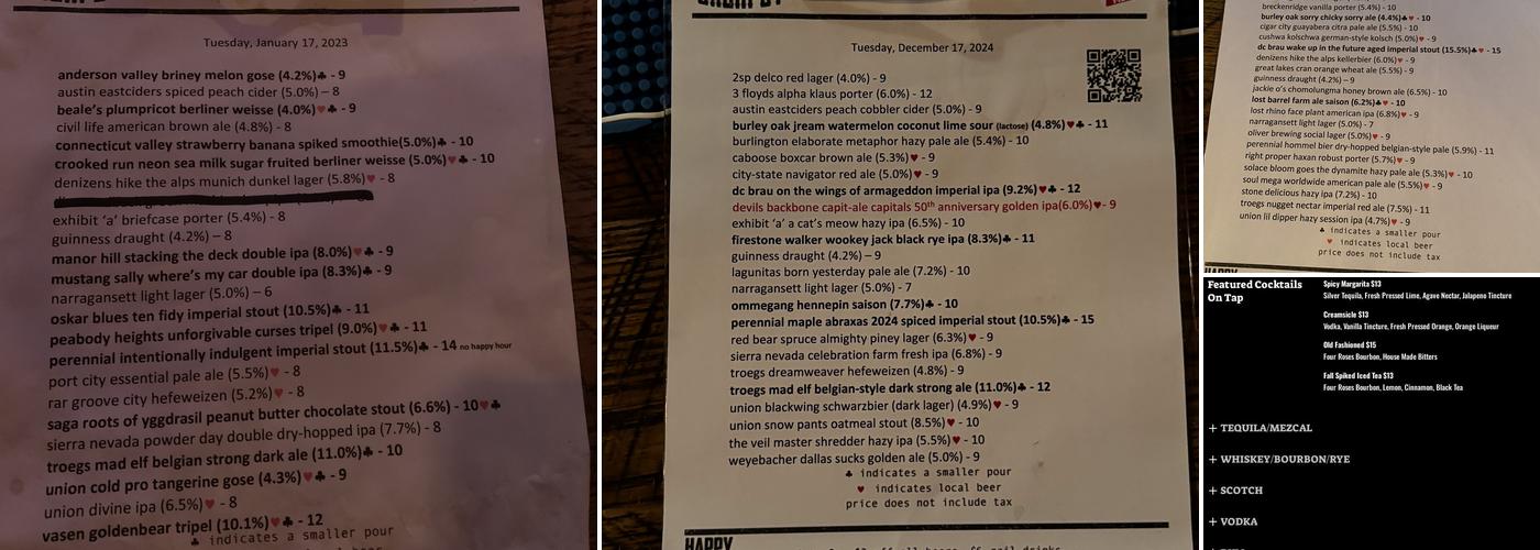 Jackpot Menu