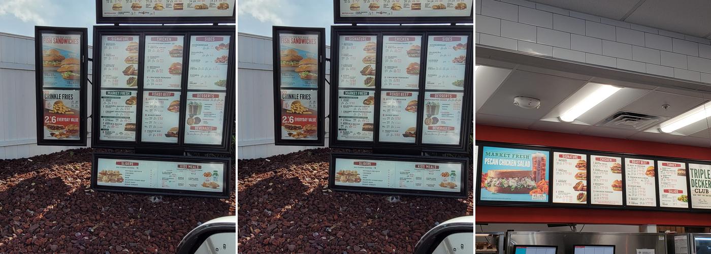 Arby's Menu