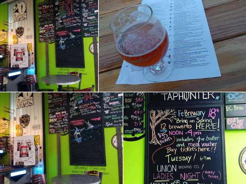 hopper's tap house Menu