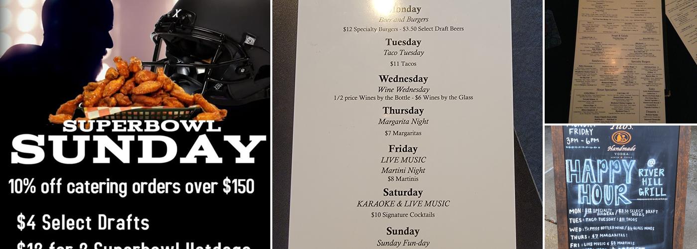 River Hill Grill Menu