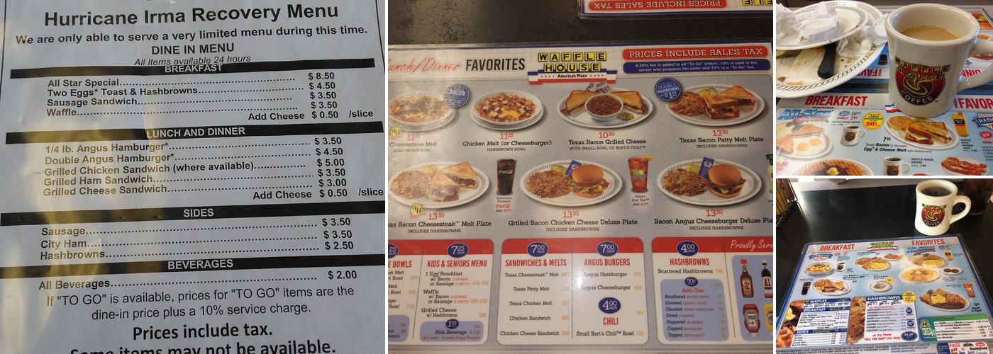 Waffle House Menu