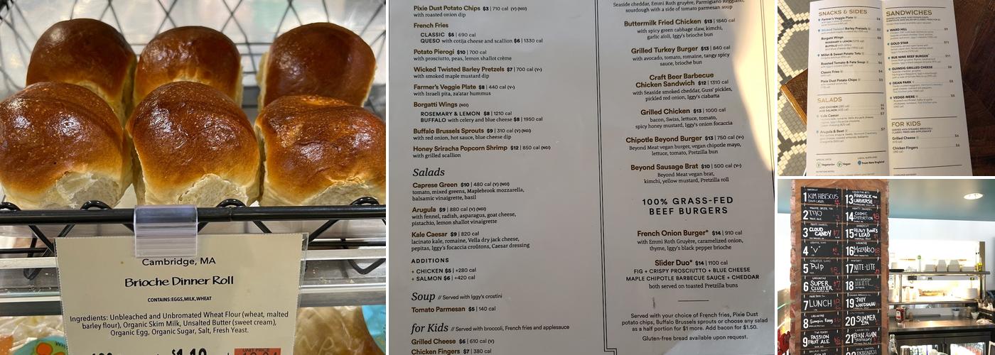 Borgatti Bar Menu
