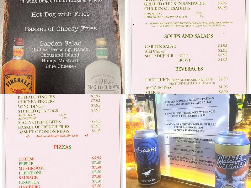 Rafferty's Pub Menu