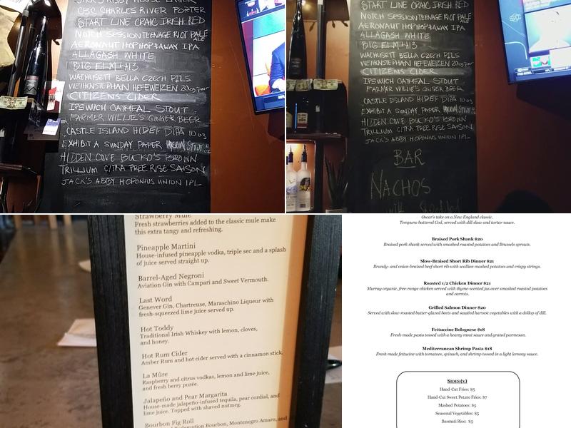 Oscar's Menu