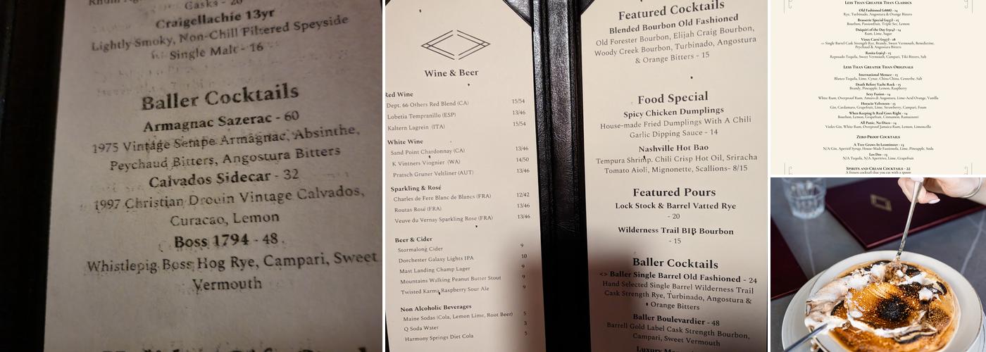 Less Than Greater Than Menu