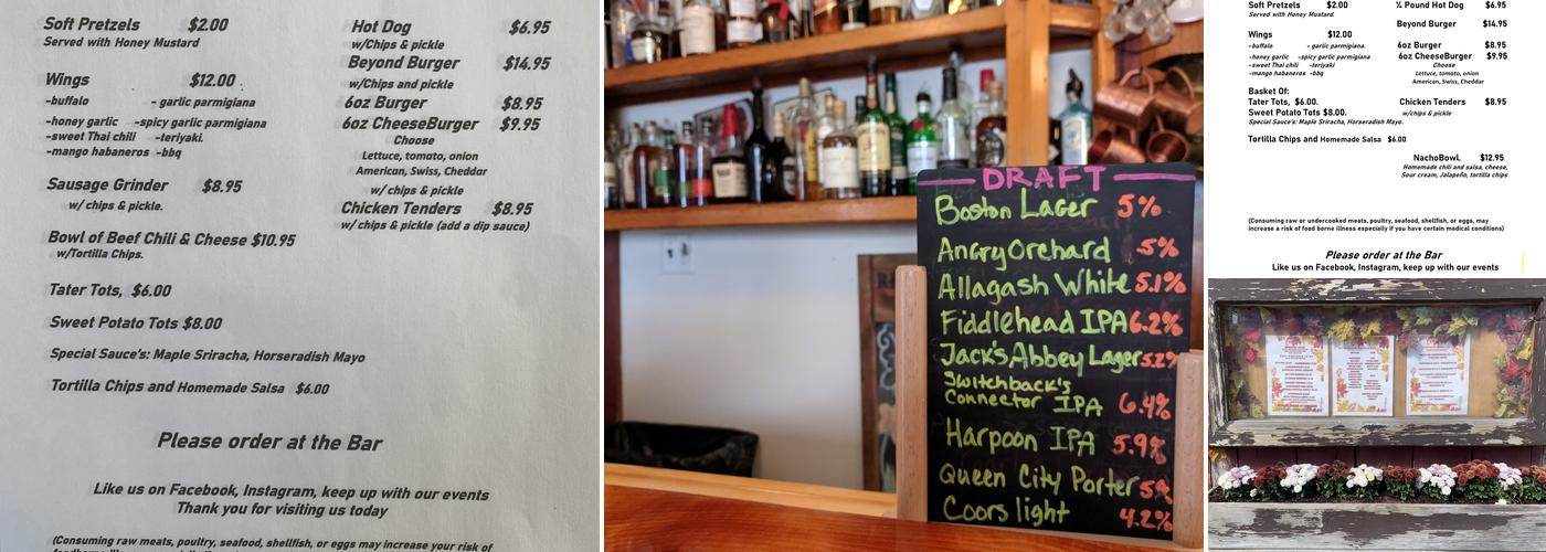 Wilmington Village Pub Menu