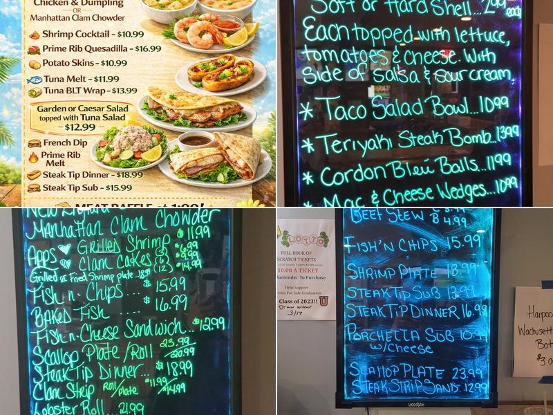 Kapi's Pub Inc Menu