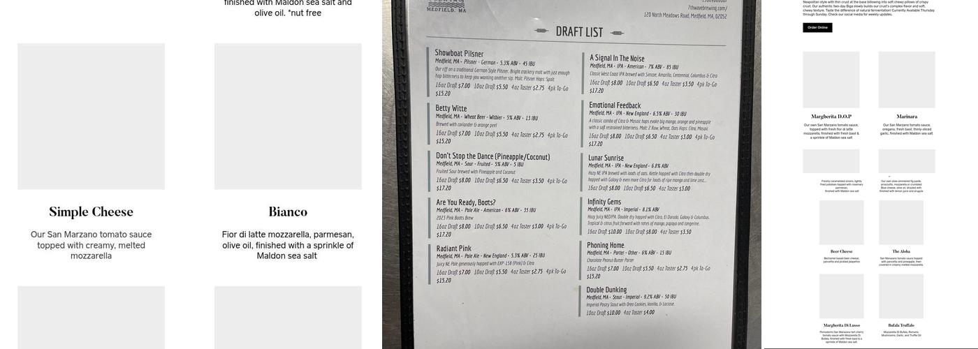 7th Wave Brewing Menu