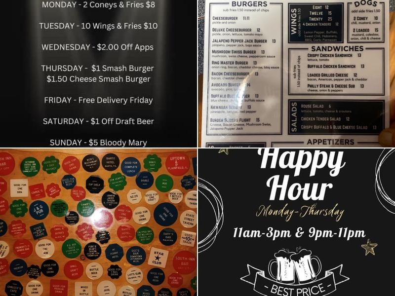 11:11 Bar and Grill Menu