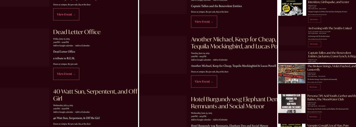 New Dodge Lounge Menu