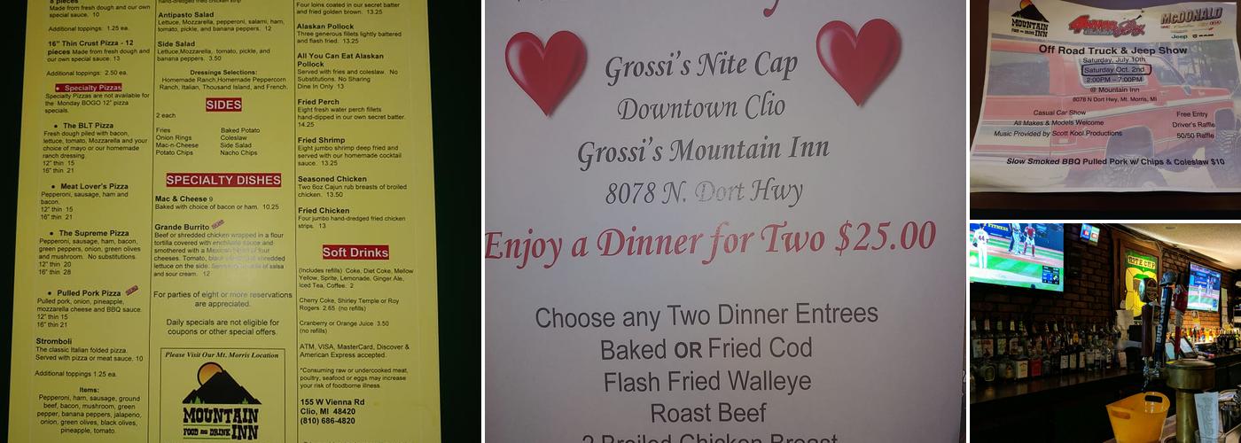 Nite-Cap Tavern Menu