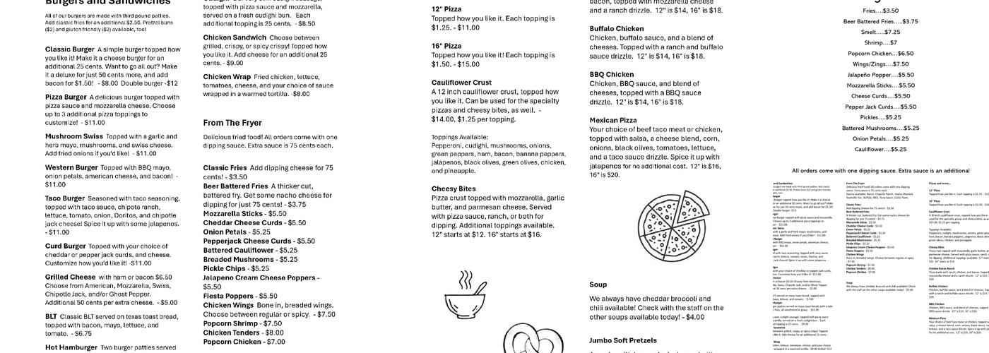 The Cade Menu