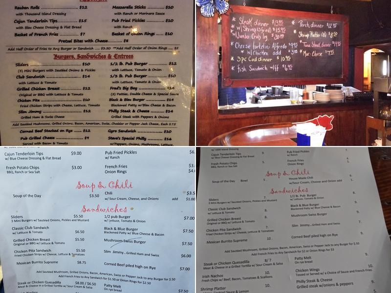 Pub 1281 Menu