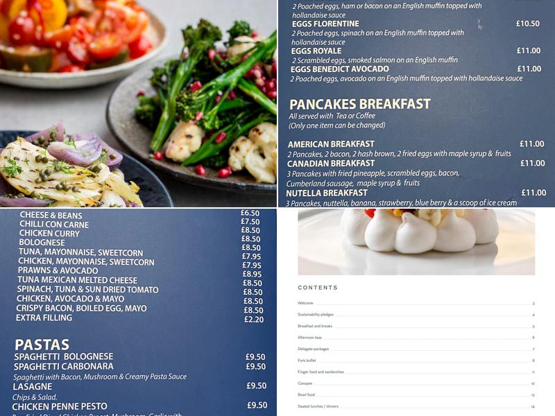 Barbican Cafe Menu
