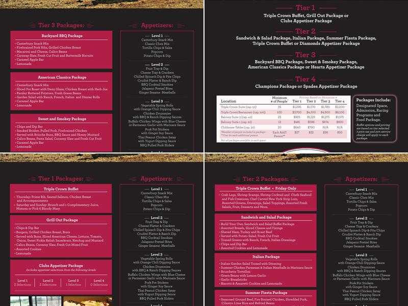 Wild Horse Saloon & Deck Menu