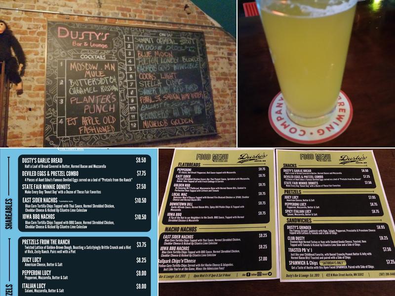 Dusty's Bar & Lounge Menu