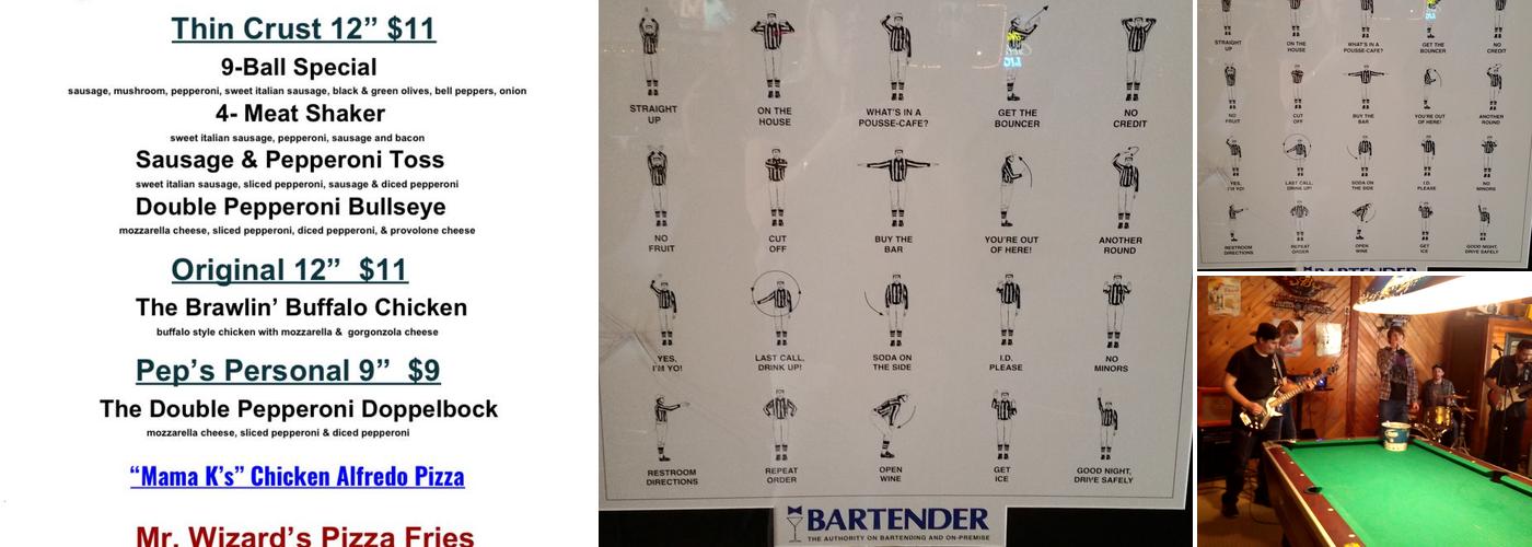 Scabs Place Menu