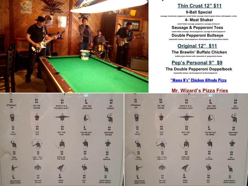 Scabs Place Menu