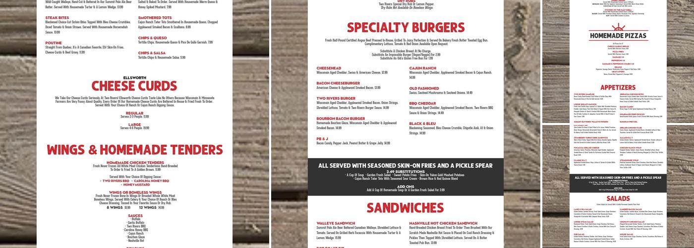 Boat Drinks Menu