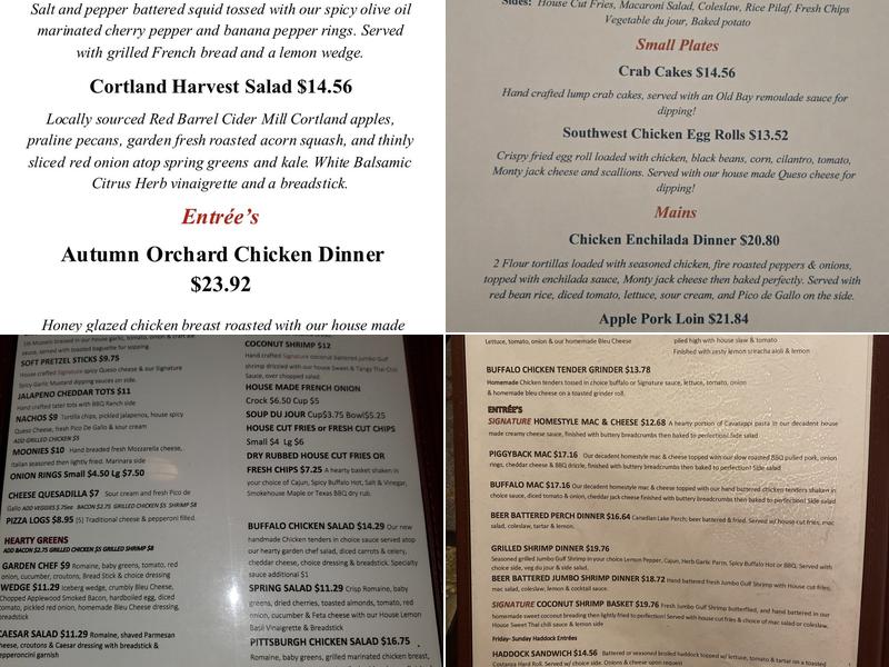 Last Run Tavern & Grill Menu