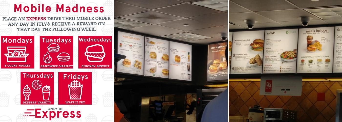Chick-fil-A Menu