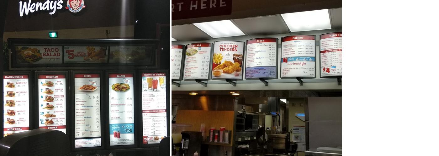 Wendy's Menu