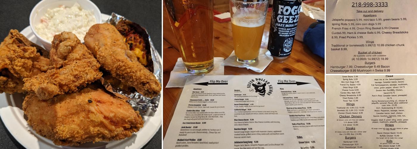 Silver Dollar Saloon Menu