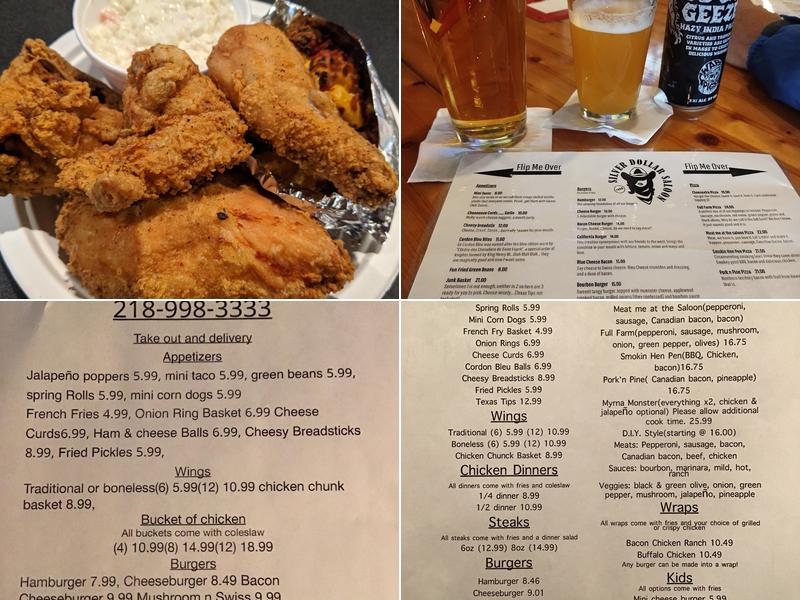 Silver Dollar Saloon Menu