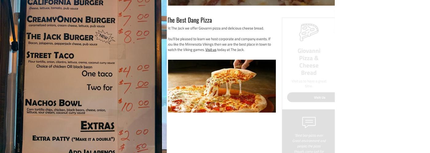 The Jack Menu