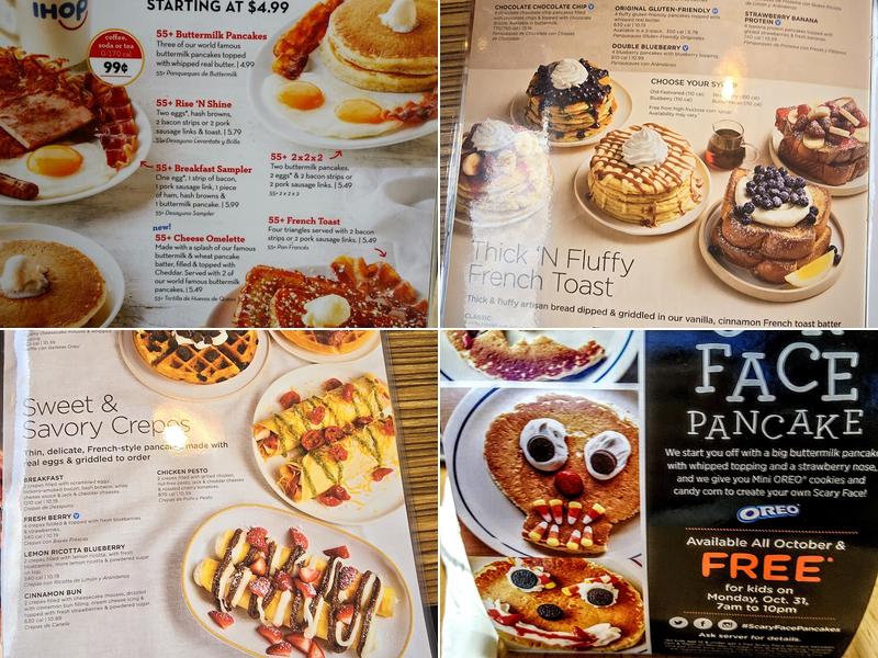 IHOP Menu