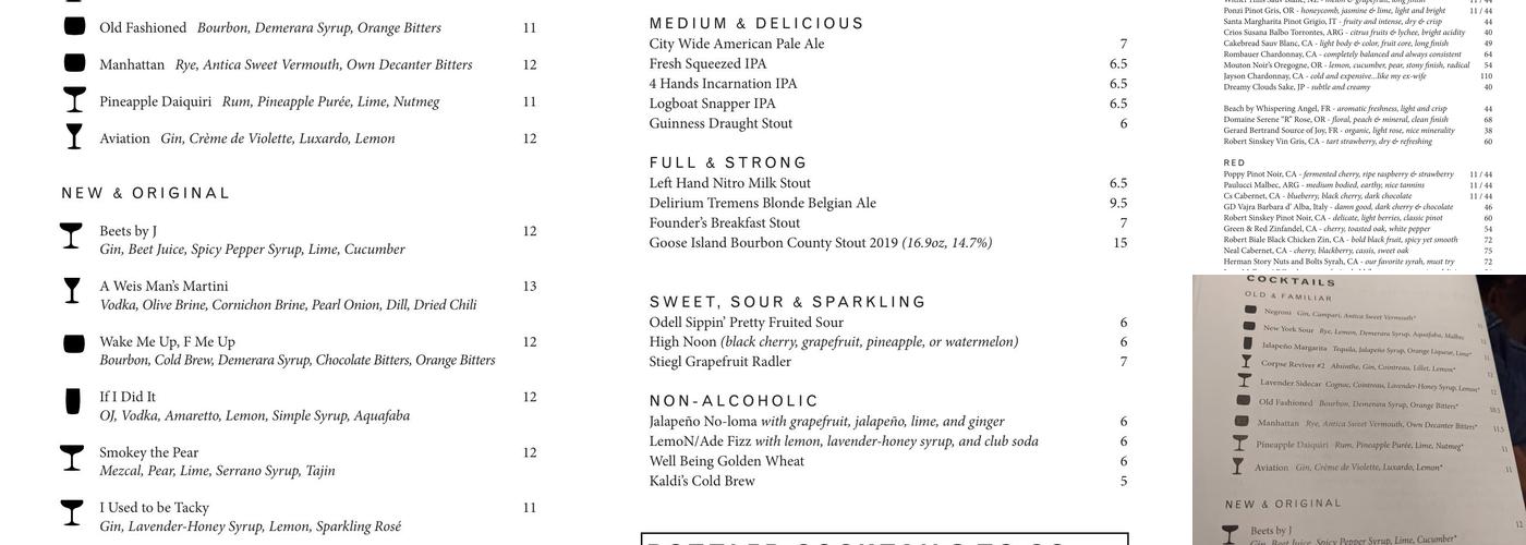 Brennan's Menu