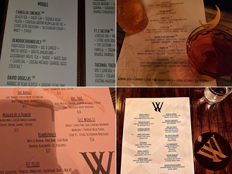 The W Menu