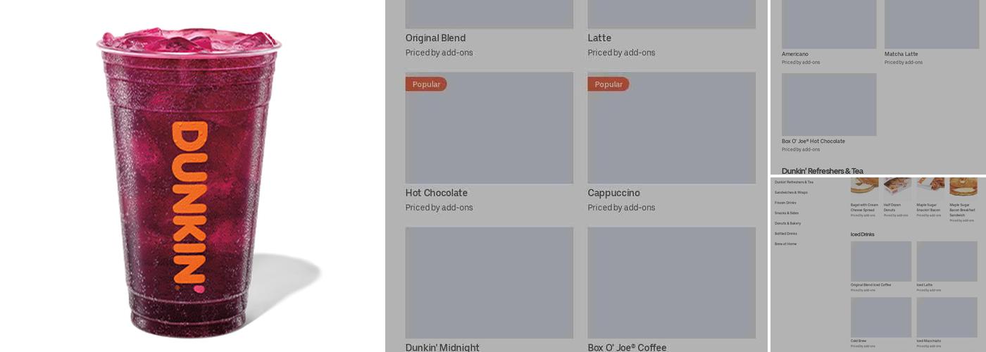 Dunkin' Menu
