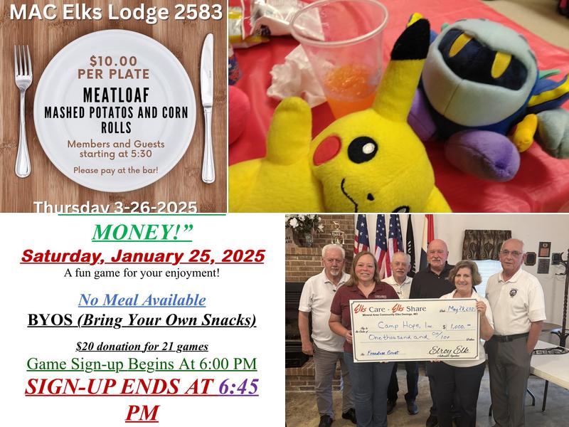 MAC ELKS LODGE #2583