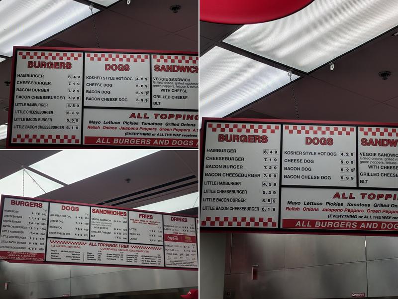 Five Guys Menu