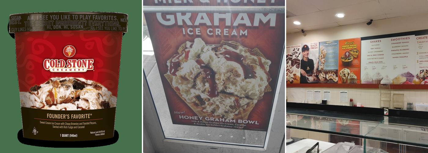 Cold Stone Creamery Menu