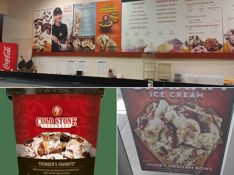 Cold Stone Creamery Menu