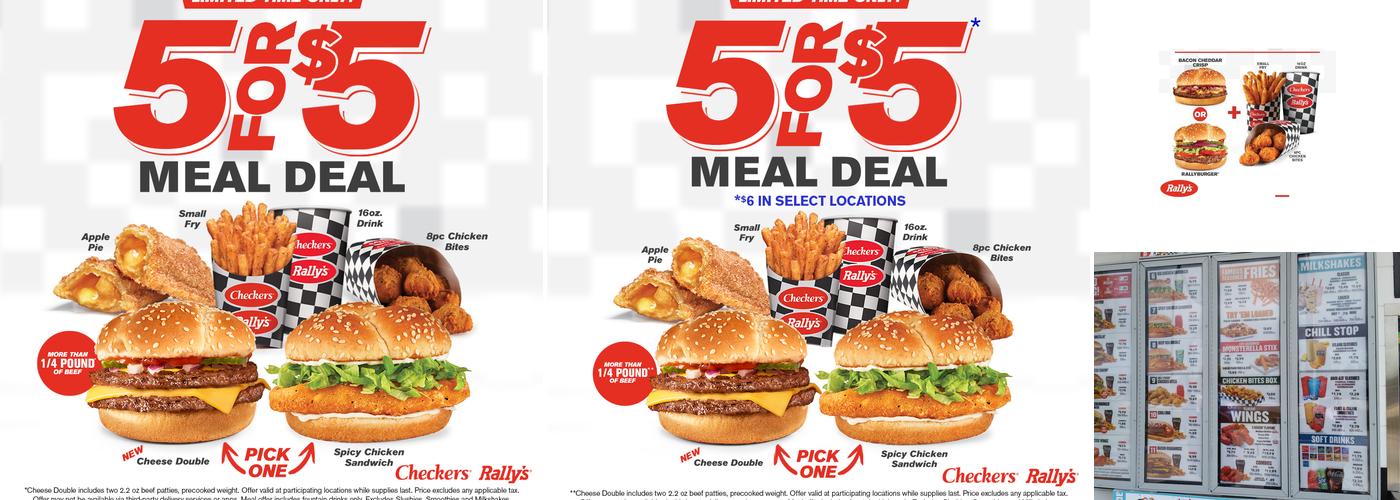 Checkers Menu