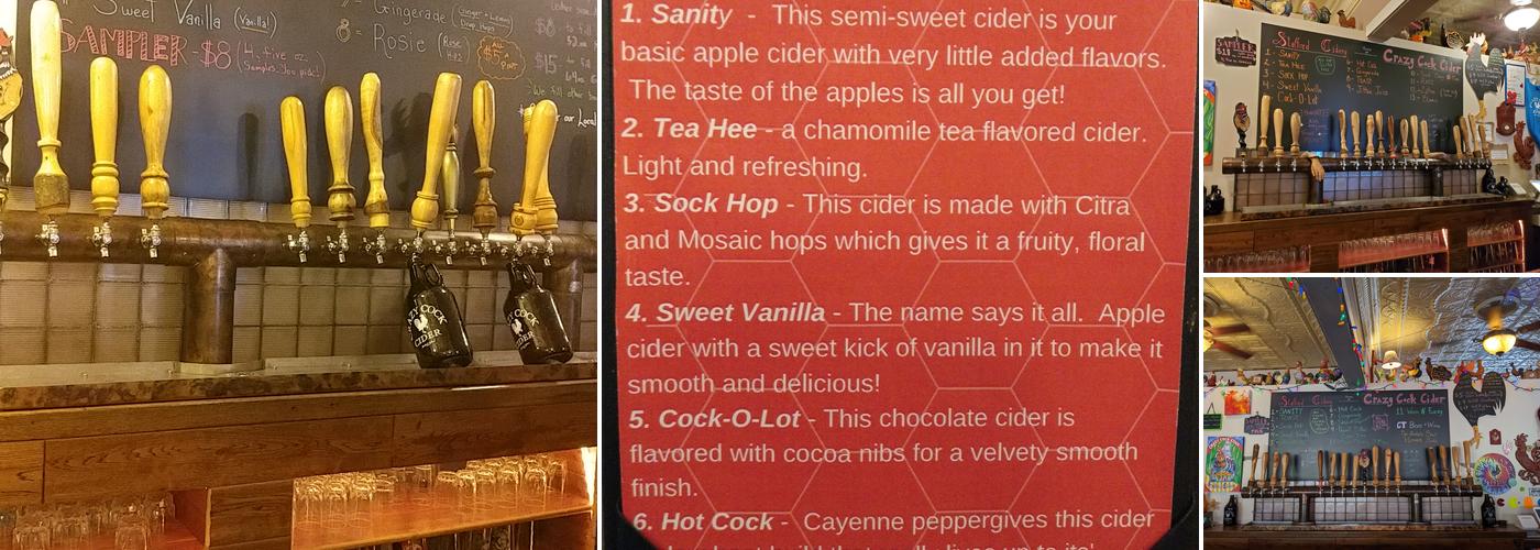 Stafford Cidery Menu