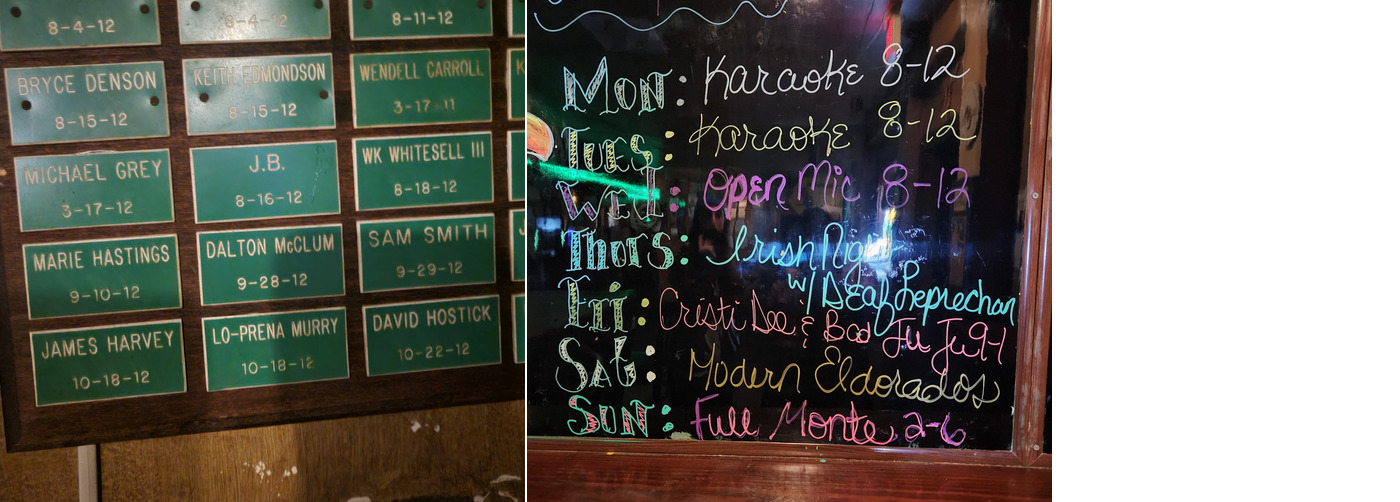 Paddy O'Leary's Irish Pub Menu