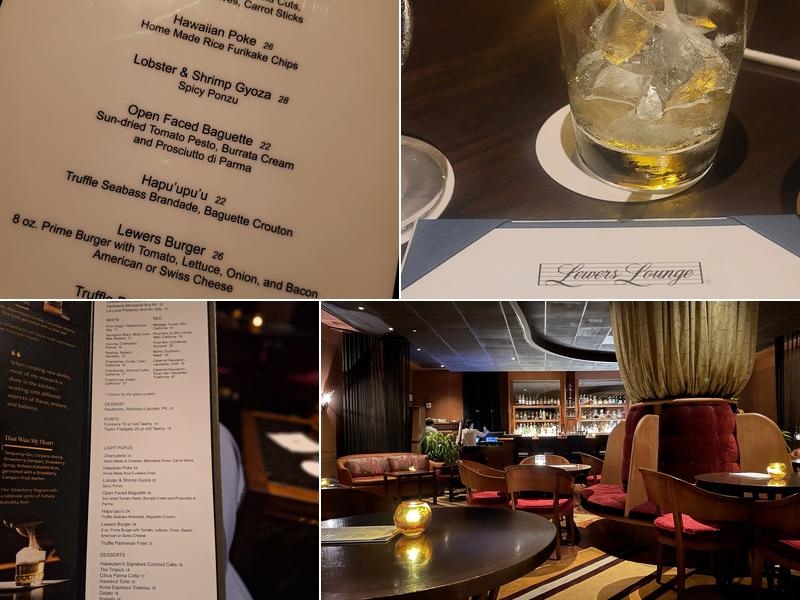 Lewers Lounge Menu
