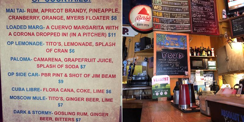 The Other Place Menu