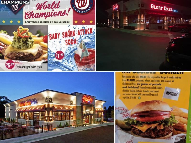 Glory Days Grill 130 Featherbed Ln, Winchester