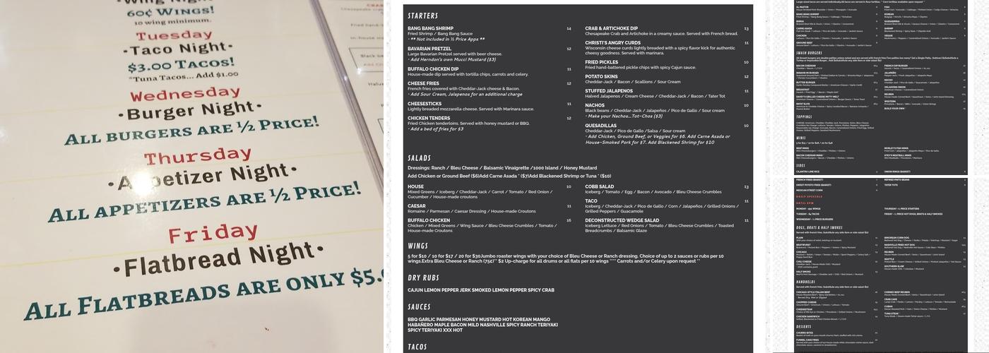 CarPool Menu