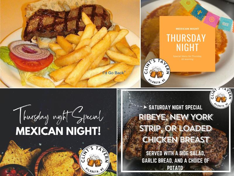 Clint’s Tavern 141 Commercial Ave, Hildreth